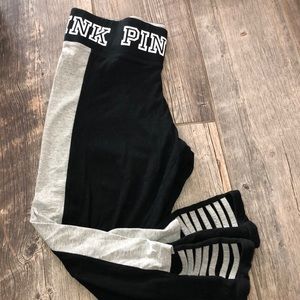 PINK cropped leggings